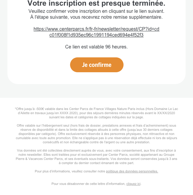 mail recrutement